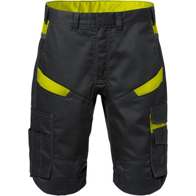 Šorti Fristads 2562 STFP melns/Hi-vis dzeltens 