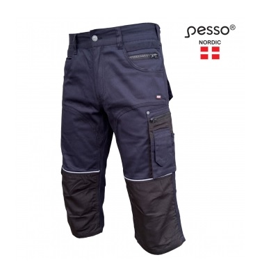 Darba bikses 3/4 PESSO stretch, zili