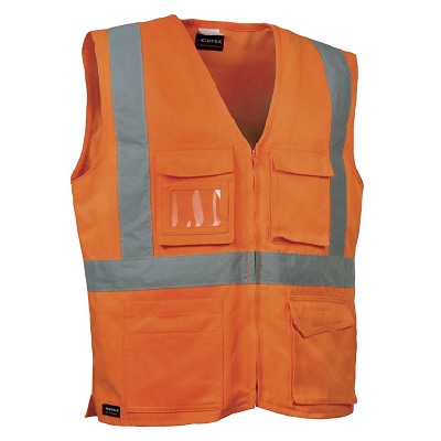 Darba veste COFRA SEKI Hi-Vis oranža