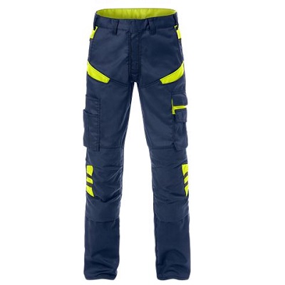 Darba bikses FRISTADS 2555 STFP t.zils/Hi-Vis dzelt.