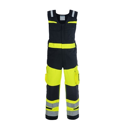 Darba puskombinezons HYDROWEAR HOLLAND Hi-Vis dzeltens/melns