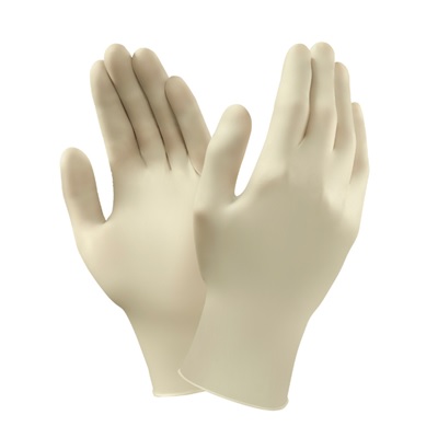 Vienreizlietojamie lateksa cimdi Ansell proFood 69-318, 50p.