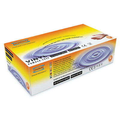 Vienreizlietojamie cimdi Granberg Vinyl 111.225, 50 p.