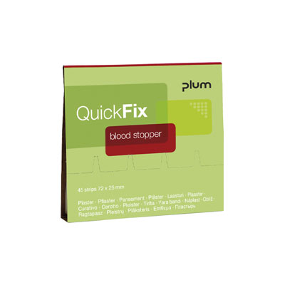 QuickFix 5516 Blood Stopper/ plāksteru komplekts (45gb)